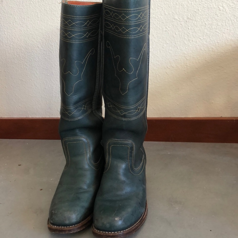 Teal Frye mid calf boots-7.5